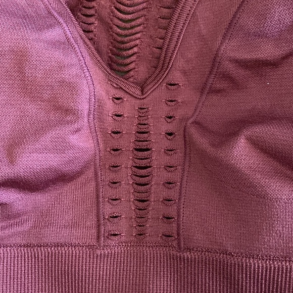 Tefron Burgundy Sports Bra Size Extra Small NWOT - Picture 4 of 5
